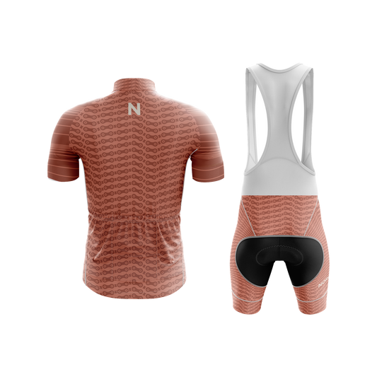 Nordvelo Chainlink Men Short Sleeve Kit - Rust rear