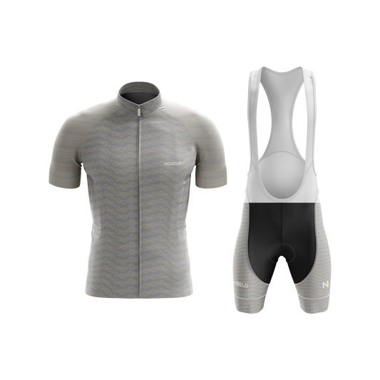 Nordvelo Chainlink Men Short Sleeve Kit - Stone front