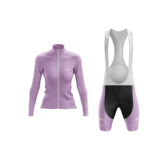 Nordvelo Chainlink Women Long Sleeve Kit - Heather front