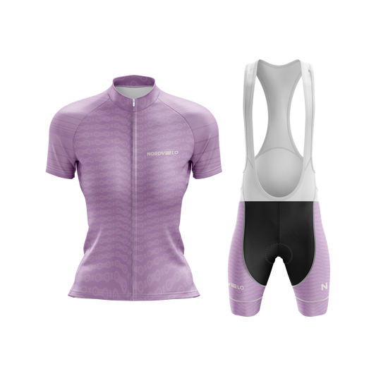 Nordvelo Chainlink Women Short Sleeve Kit - Heather front