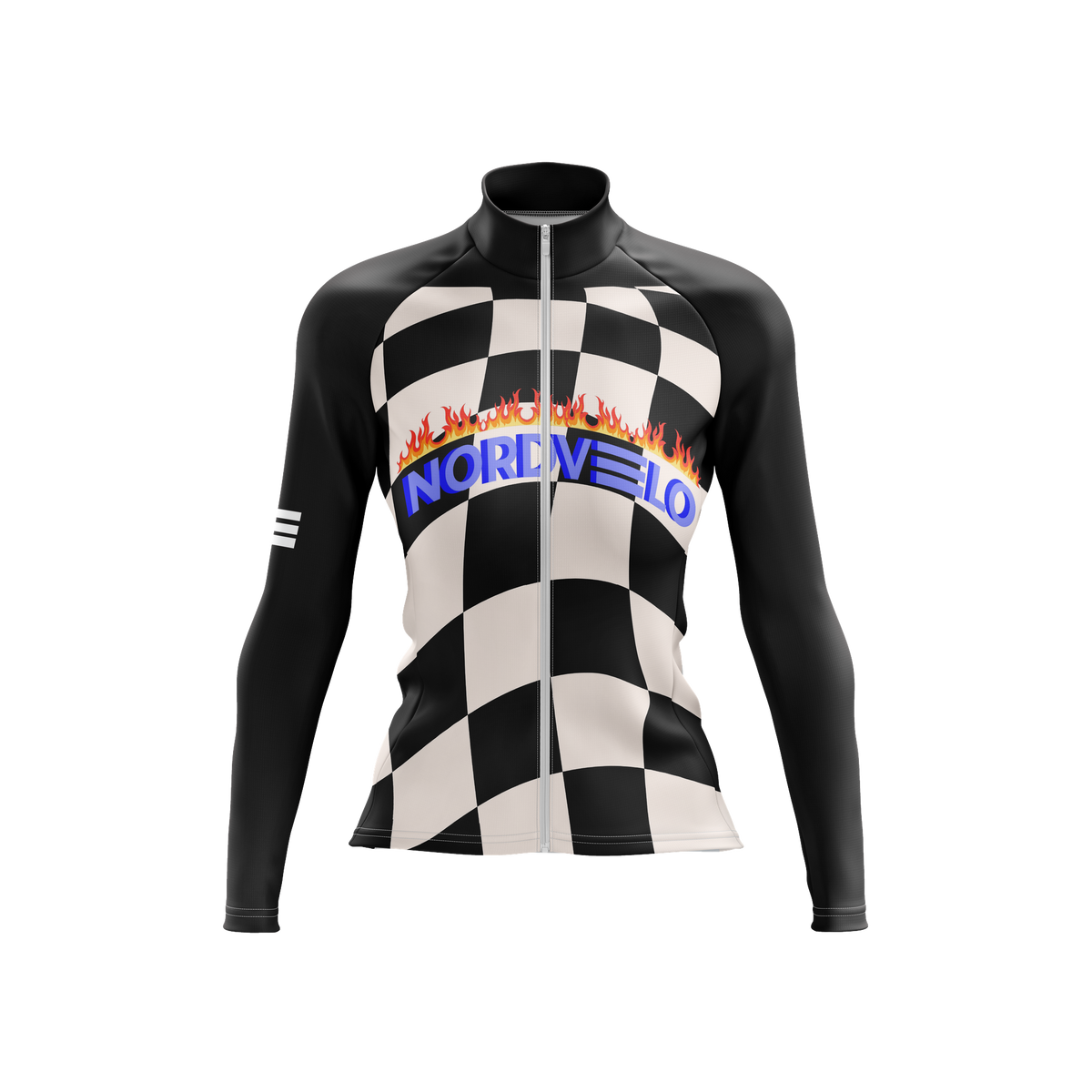 Nordvelo Checkered Women Long Sleeve Jersey front