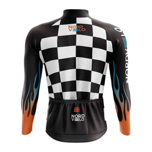 Nordvelo Circuit Men Long Sleeve Jersey - Frostfire rear
