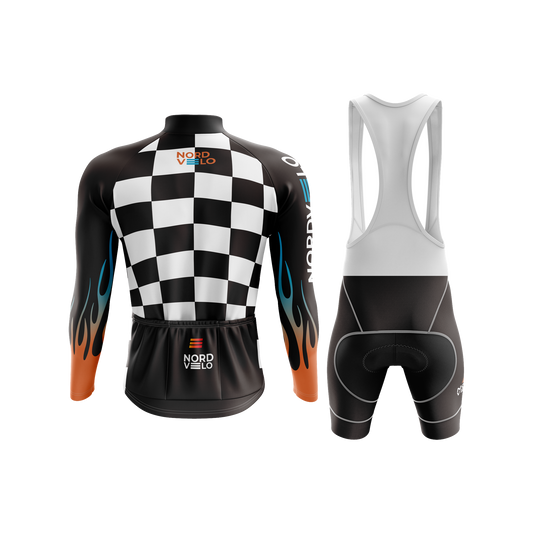 Nordvelo Circuit Men Long Sleeve Kit - Frostfire rear