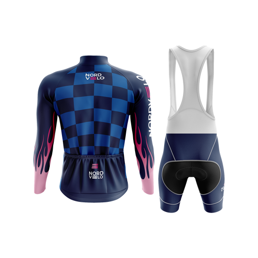 Nordvelo Circuit Men Long Sleeve Kit - Marine rear