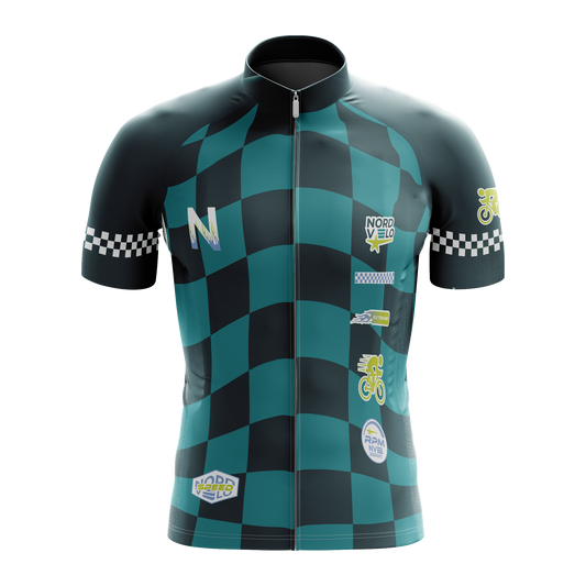Nordvelo Circuit Men Short Sleeve Jersey - Jade front