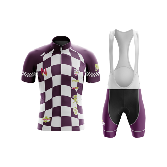Nordvelo Circuit Men Short Sleeve Kit - Amethyst front