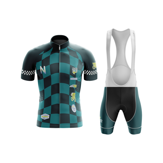 Nordvelo Circuit Men Short Sleeve Kit - Jade front