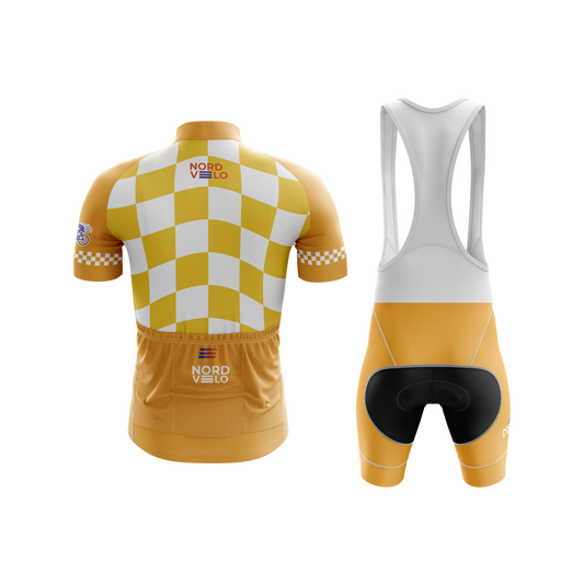 Nordvelo Circuit Men Short Sleeve Kit - Saffron rear