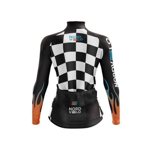 Nordvelo Circuit Women Long Sleeve Jersey - Frostfire rear
