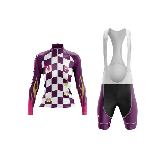 Nordvelo Circuit Women Long Sleeve Kit - Amethyst front