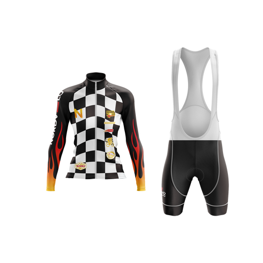 Nordvelo Circuit Women Long Sleeve Kit - Ember front