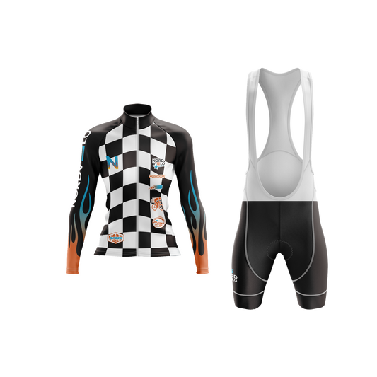 Nordvelo Circuit Women Long Sleeve Kit - Frostfire front