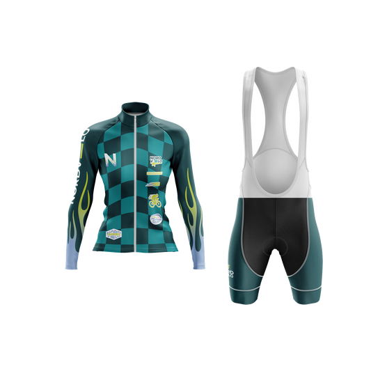 Nordvelo Circuit Women Long Sleeve Kit - Jade front