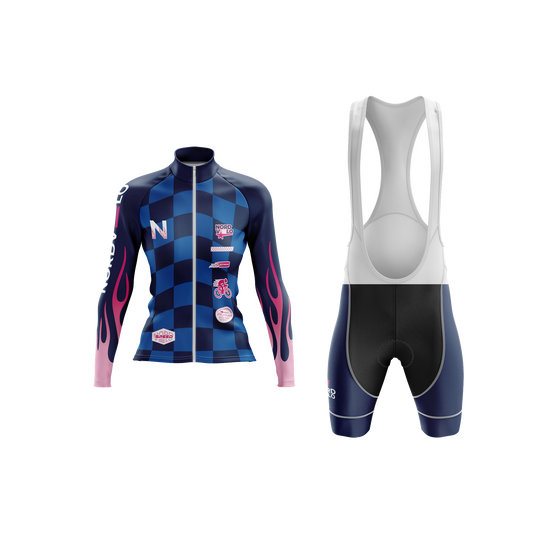 Nordvelo Circuit Women Long Sleeve Kit - Marine front