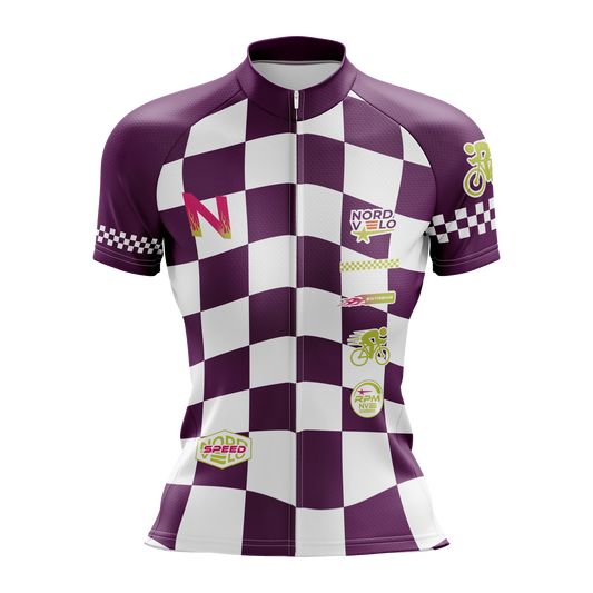Nordvelo Circuit Women Short Sleeve Jersey - Amethyst front