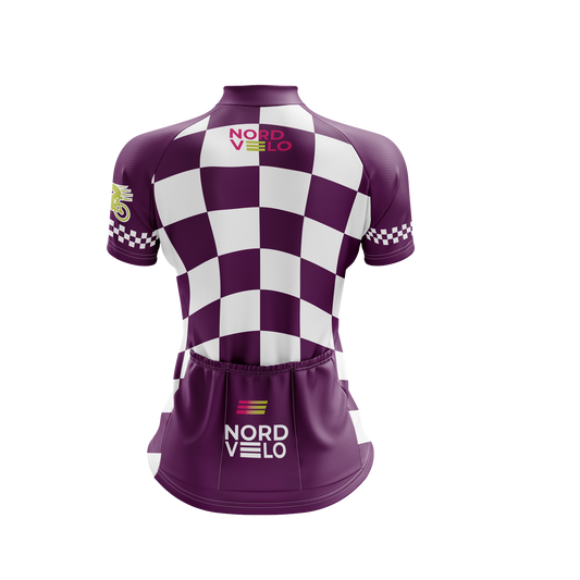 Nordvelo Circuit Women Short Sleeve Jersey - Amethyst rear