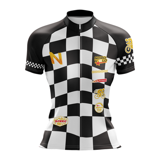 Nordvelo Circuit Women Short Sleeve Jersey - Ember front
