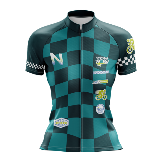 Nordvelo Circuit Women Short Sleeve Jersey - Jade front