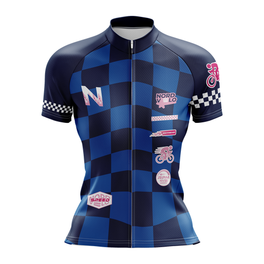 Nordvelo Circuit Women Short Sleeve Jersey - Marine front