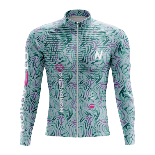 Nordvelo Contour Men Long Sleeve Jersey - Mint front