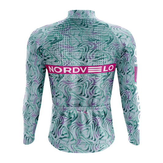 Nordvelo Contour Men Long Sleeve Jersey - Mint rear