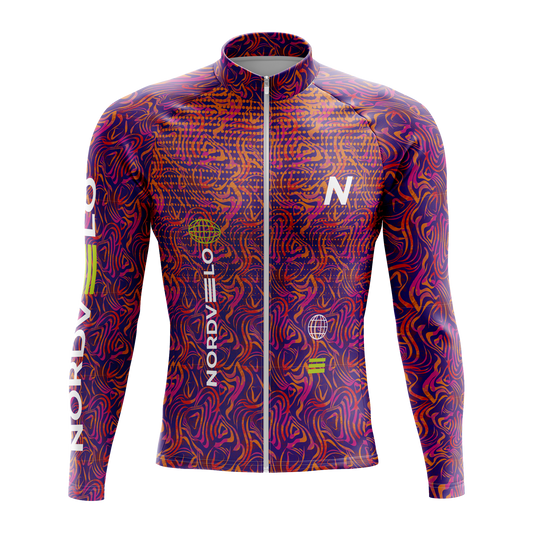 Nordvelo Contour Men Long Sleeve Jersey - Nebula front