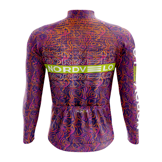 Nordvelo Contour Men Long Sleeve Jersey - Nebula rear