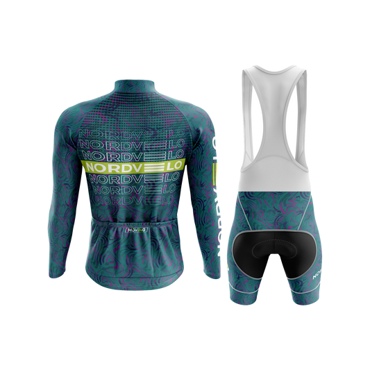 Nordvelo Contour Men Long Sleeve Kit - Petrol rear