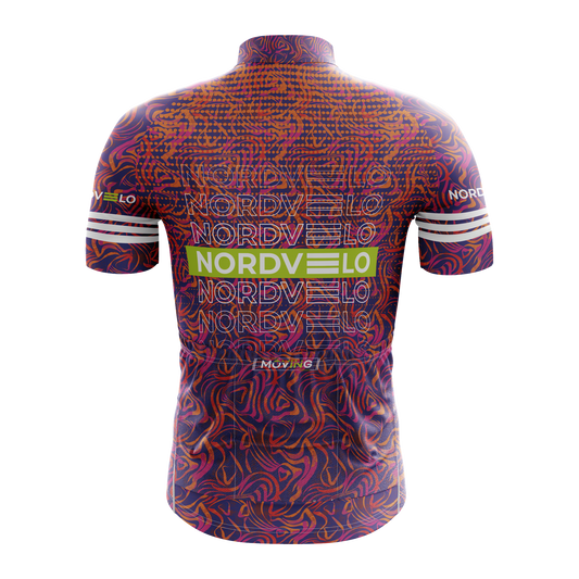 Nordvelo Contour Men Short Sleeve Jersey - Nebula rear
