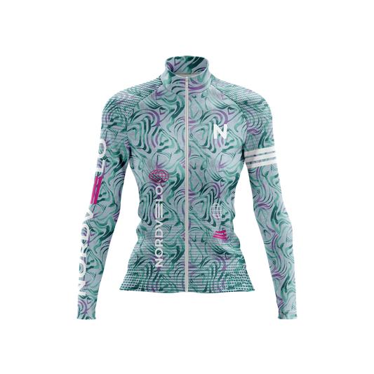 Nordvelo Contour Women Long Sleeve Jersey - Mint front