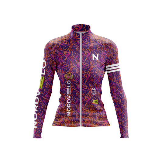 Nordvelo Contour Women Long Sleeve Jersey - Nebula front