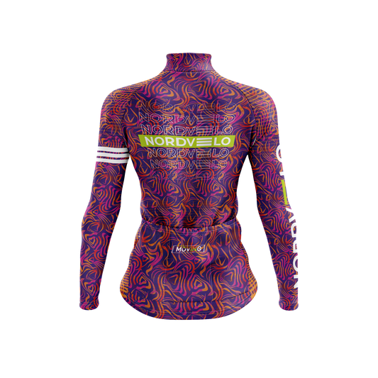 Nordvelo Contour Women Long Sleeve Jersey - Nebula rear