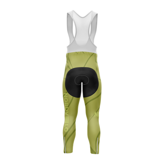 Nordvelo Current Women Bib Tights - Olive rear