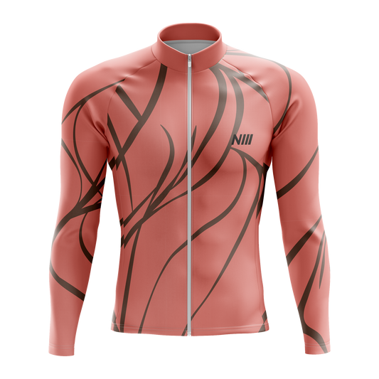 Nordvelo Current Men Long Sleeve Jersey - Clay front