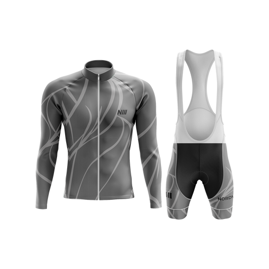 Nordvelo Current Men Long Sleeve Kit - Charcoal front
