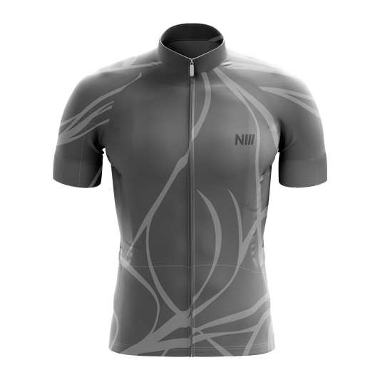 Nordvelo Current Men Short Sleeve Jersey - Charcoal front