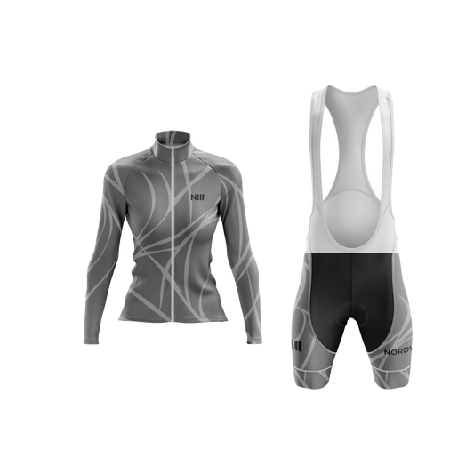 Nordvelo Current Women Long Sleeve Kit - Charcoal front