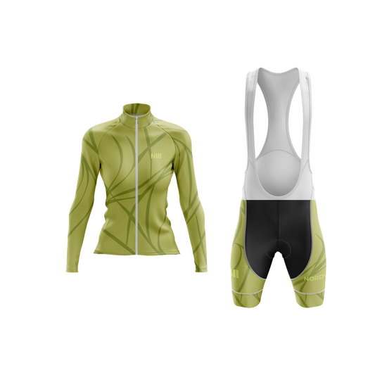 Nordvelo Current Women Long Sleeve Kit - Olive front