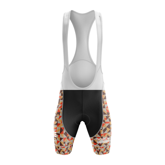 Nordvelo Geo-Tri Women Bib Shorts - Copper front