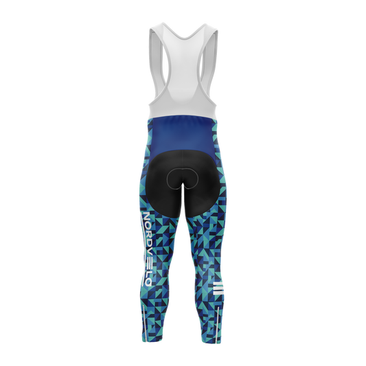 Nordvelo Geo-Tri Women Bib Tights - Lagoon rear