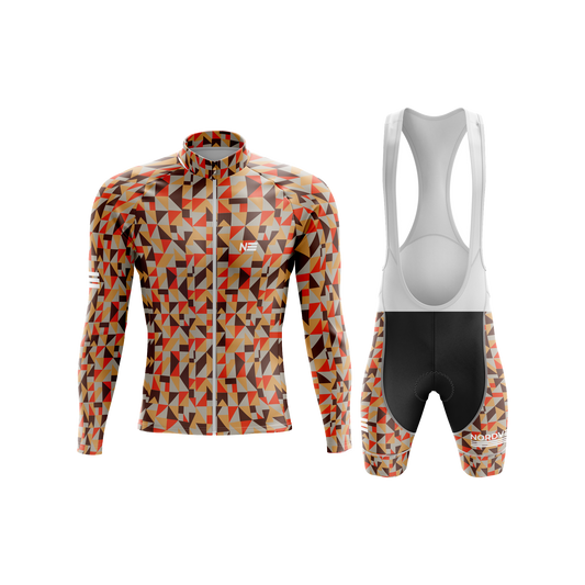 Nordvelo Geo-Tri Men Long Sleeve Kit - Copper front