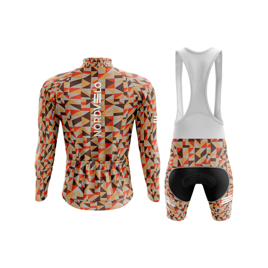 Nordvelo Geo-Tri Men Long Sleeve Kit - Copper rear