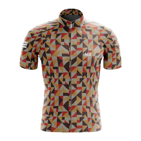Nordvelo Geo-Tri Men Short Sleeve Jersey - Copper front