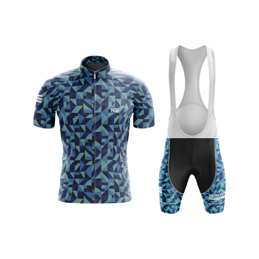 Nordvelo Geo-Tri Men Short Sleeve Kit - Lagoon front