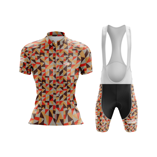Nordvelo Geo-Tri Women Short Sleeve Kit - Copper front
