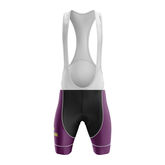 Nordvelo Halftone Women Bib Shorts - Berry front