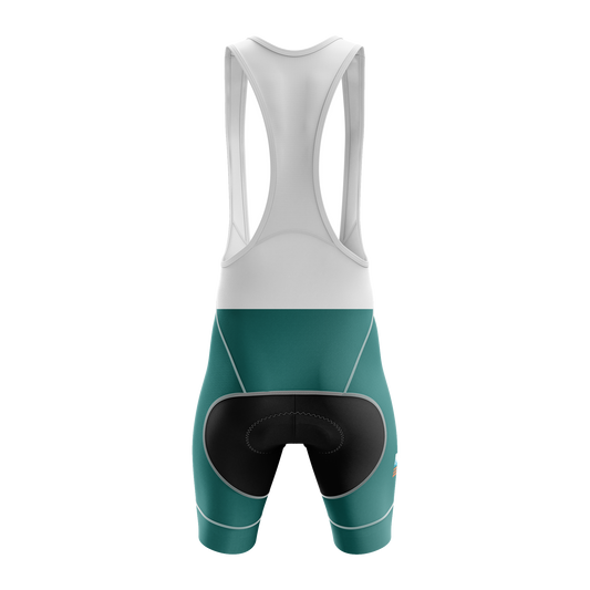 Nordvelo Halftone Women Bib Shorts - Teal rear