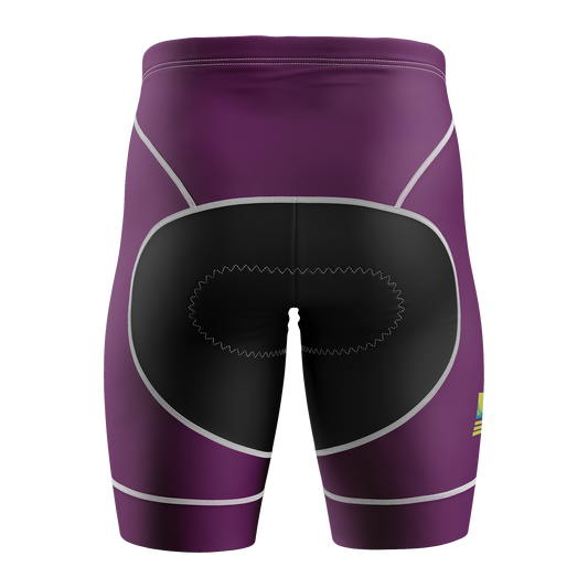 Nordvelo Halftone Women Cycling Shorts - Berry rear