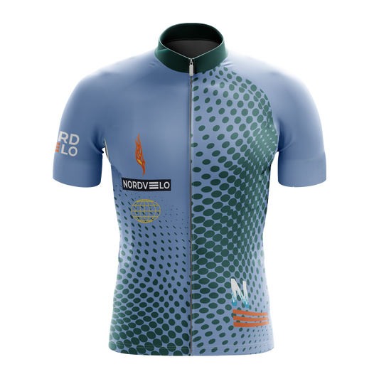 Nordvelo Halftone Men Short Sleeve Jersey - Teal front