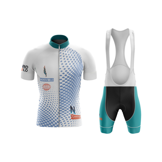 Nordvelo Halftone Men Short Sleeve Kit - Ice front